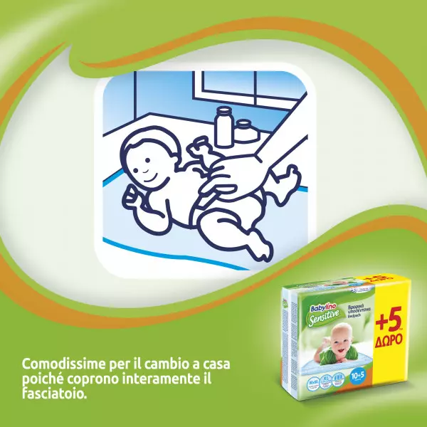 Traversine assorbenti Babylino Sensitive 60x82