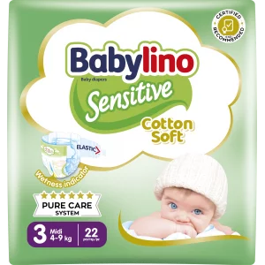 Babylino Sensitive: Taglia 3 - da 4 a 9 Kg.