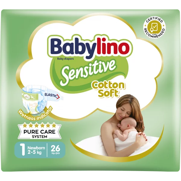 Pannolini Babylino Sensitive: Taglia 1 - da 2 a 5Kg