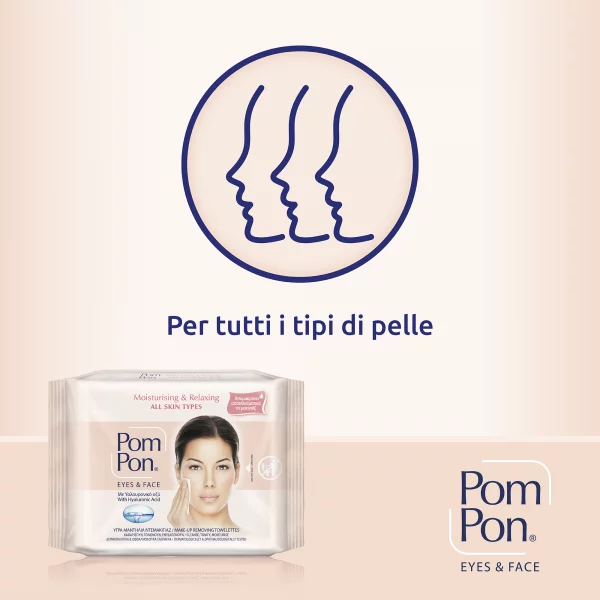 Salviettine struccanti Pom Pon ALL SKIN TYPES