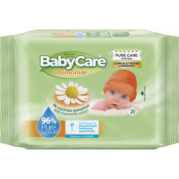 Salviettine per neonati Babylino Sensitive Acqua Pure - Chamomile Pocket