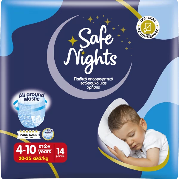 Pannolini mutandina Babylino Safe Nights BOY - Da 4 ai 10 anni