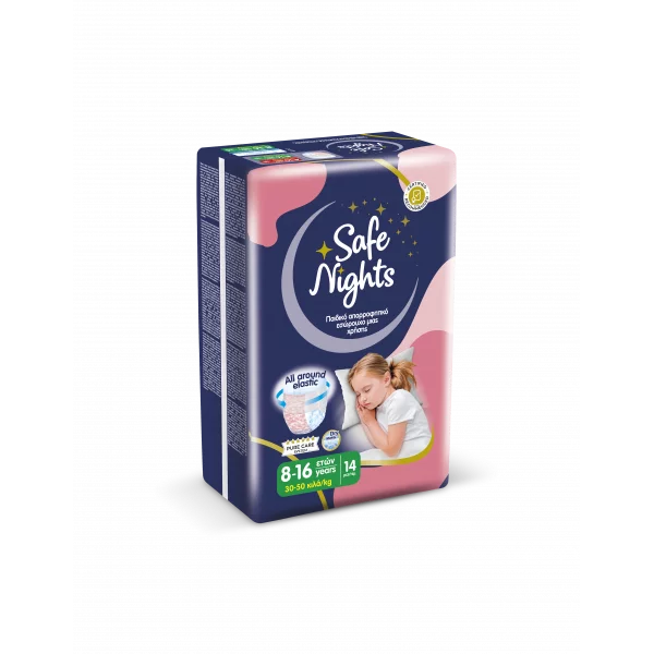 Pannolini mutandina Babylino Safe Nights GIRL - Da 8 a 16 anni