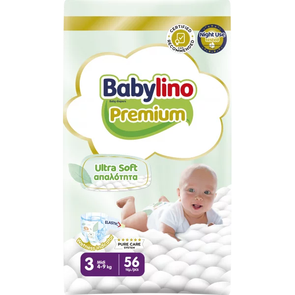 Pannolini taglia 3 Babylino PREMIUM - Da 4 a 9 Kg