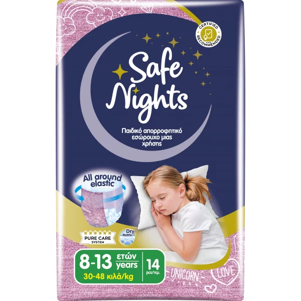 Pannolini mutandina Babylino Safe Nights GIRL - Da 8 a 16 anni