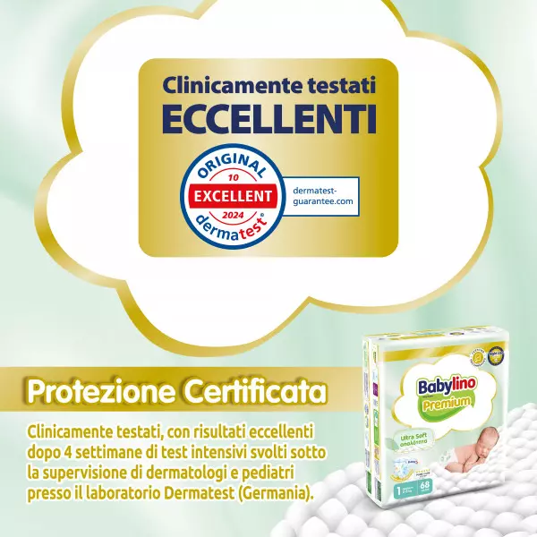 Pannolini taglia 1 Babylino PREMIUM - Da 2 a 5 kg