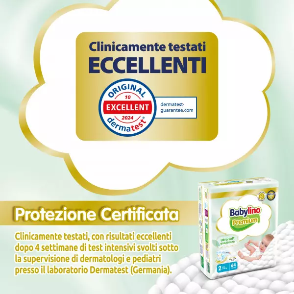 Pannolini taglia 2 Babylino PREMIUM - da 3 a 6 Kg