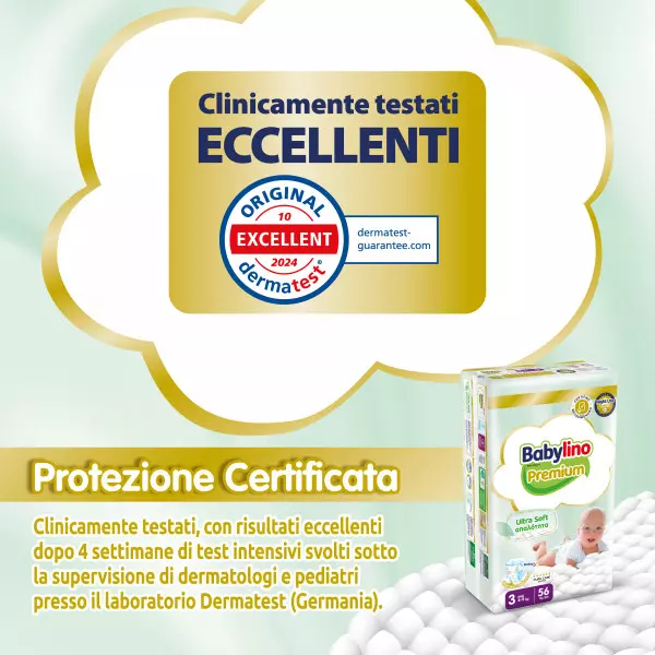 Pannolini taglia 3 Babylino PREMIUM - Da 4 a 9 Kg