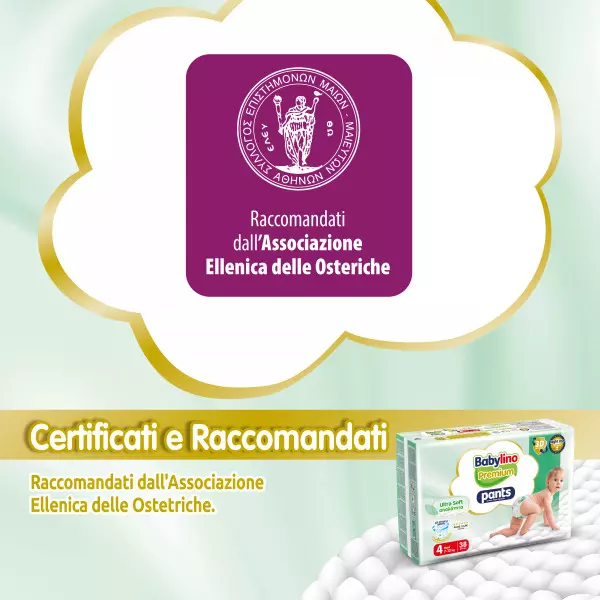 Pannolini Mutandina Babylino PREMIUM : Taglia 4 - da 7 a 13 Kg.
