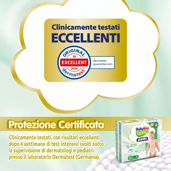 Pannolini Mutandina Babylino PREMIUM : Taglia 6 - 13-18 Kg.