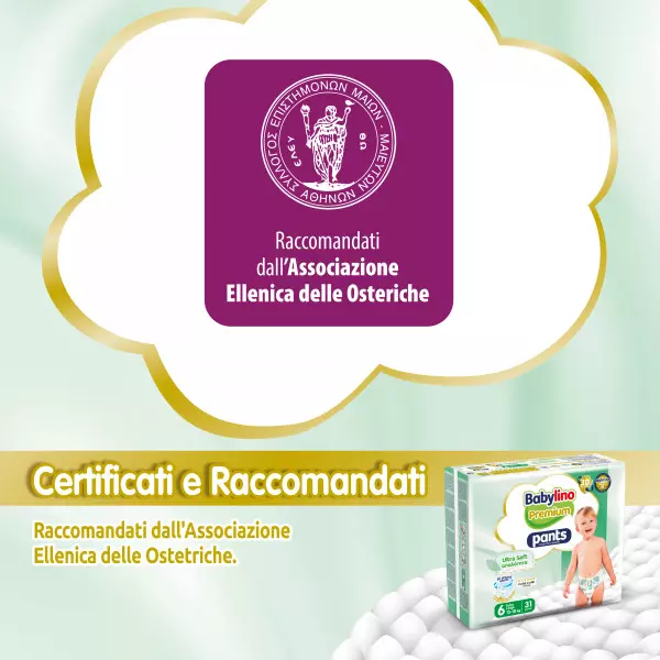 Pannolini Mutandina Babylino PREMIUM : Taglia 6 - 13-18 Kg.