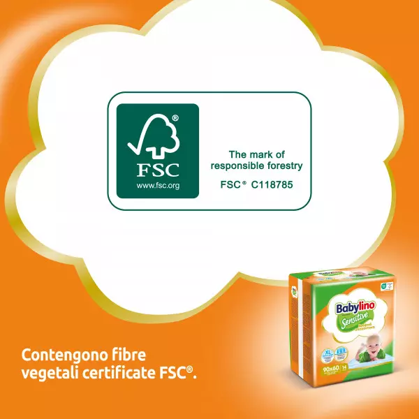 Traversine assorbenti Babylino Sensitive 60x90