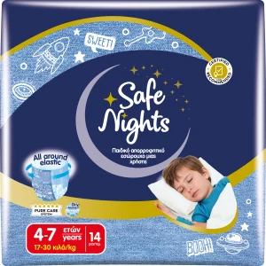 Pannolini mutandina Babylino Safe Nights BOY - Da 4 ai 10 anni