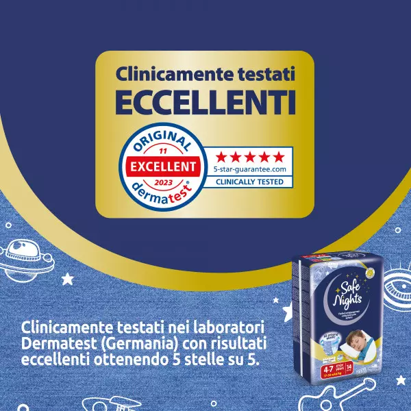 Pannolini mutandina Babylino Safe Nights BOY - Da 4 ai 10 anni