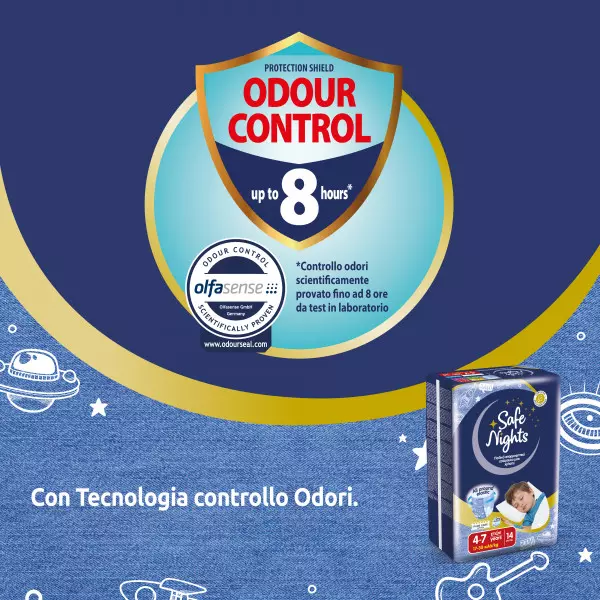 Pannolini mutandina Babylino Safe Nights BOY - Da 4 ai 10 anni