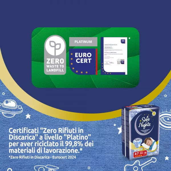 Pannolini mutandina Babylino Safe Nights BOY - Da 4 ai 10 anni