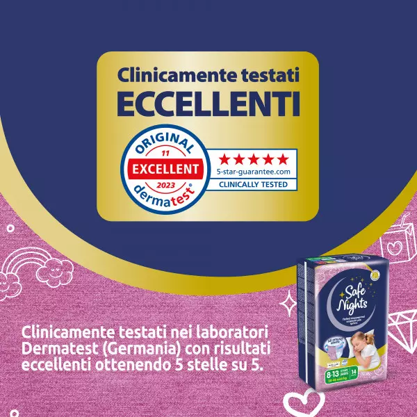 Pannolini mutandina Babylino Safe Nights GIRL - Da 8 a 16 anni