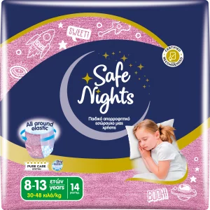 Pannolini mutandina Babylino Safe Nights GIRL - Da 8 a 16 anni