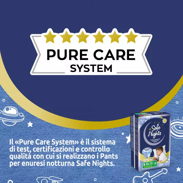 Pannolini mutandina Babylino Safe Nights BOY - Da 8 a 16 anni