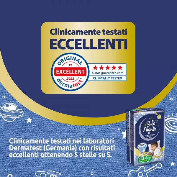 Pannolini mutandina Babylino Safe Nights BOY - Da 8 a 16 anni