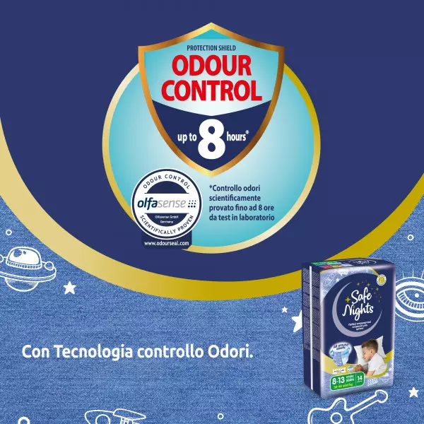 Pannolini mutandina Babylino Safe Nights BOY - Da 8 a 16 anni