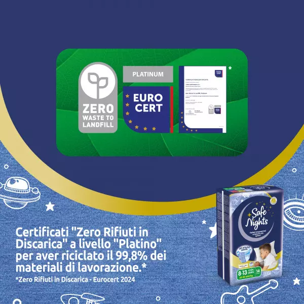 Pannolini mutandina Babylino Safe Nights BOY - Da 8 a 16 anni