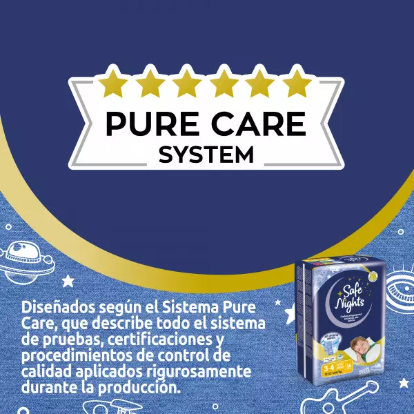 Pannolini mutandina Babylino Safe Nights BOY - Dai 3 ai 4 anni