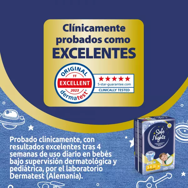 Pannolini mutandina Babylino Safe Nights BOY - Dai 3 ai 4 anni