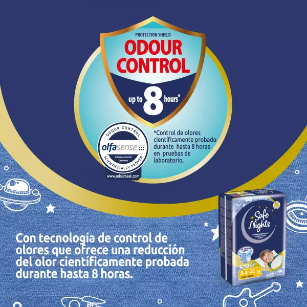 Pannolini mutandina Babylino Safe Nights BOY - Dai 3 ai 4 anni