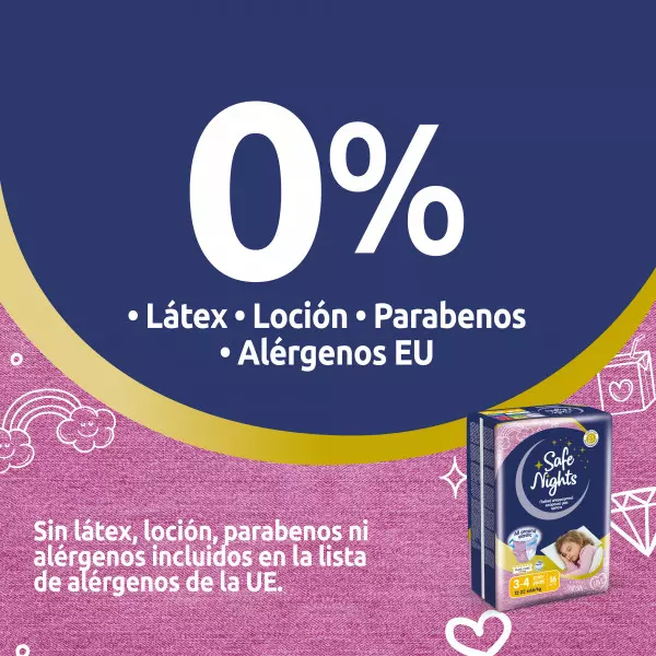 Pannolini mutandina Babylino Safe Nights GIRL - Da 3 ai 4 anni