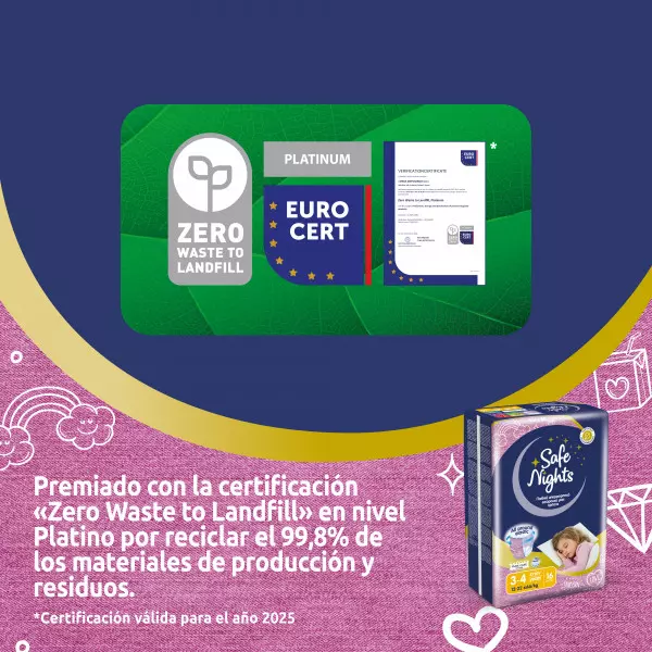 Pannolini mutandina Babylino Safe Nights GIRL - Da 3 ai 4 anni