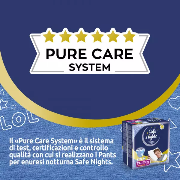 Pannolini mutandina Babylino Safe Nights BOY - Dai 13 anni