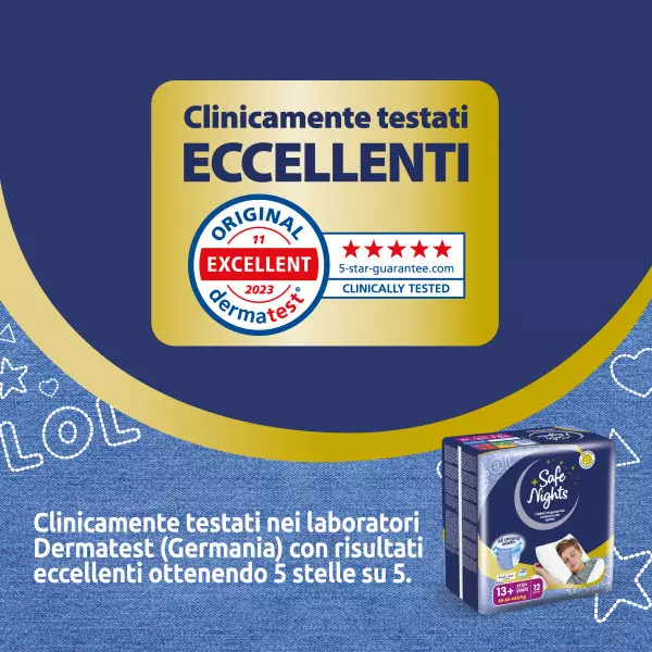 Pannolini mutandina Babylino Safe Nights BOY - Dai 13 anni