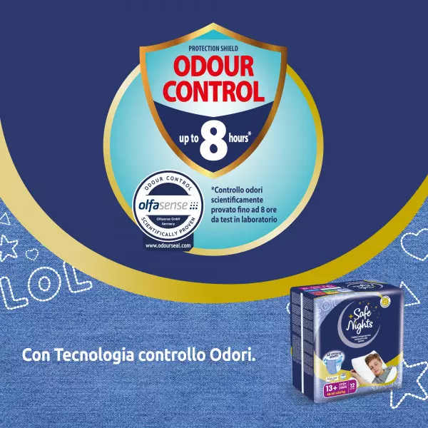 Pannolini mutandina Babylino Safe Nights BOY - Dai 13 anni