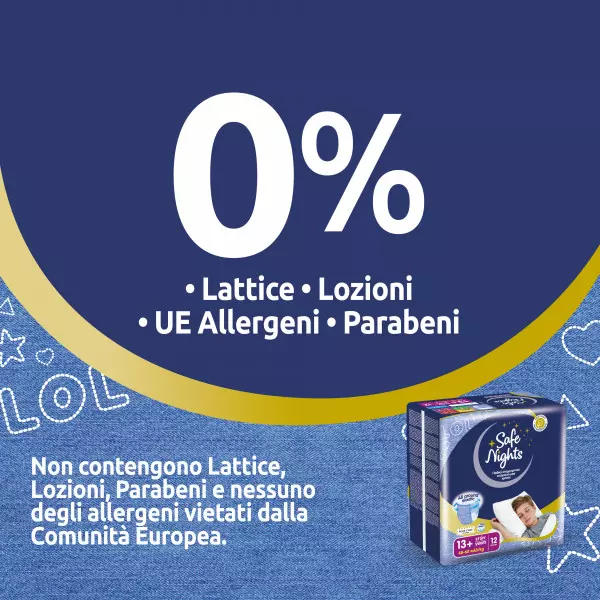 Pannolini mutandina Babylino Safe Nights BOY - Dai 13 anni
