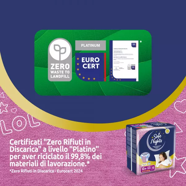 Pannolini mutandina Babylino Safe Nights GIRL - Dai 13 anni