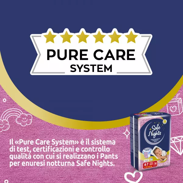 Pannolini mutandina Babylino Safe Nights GIRL - Da 4 ai 10 anni