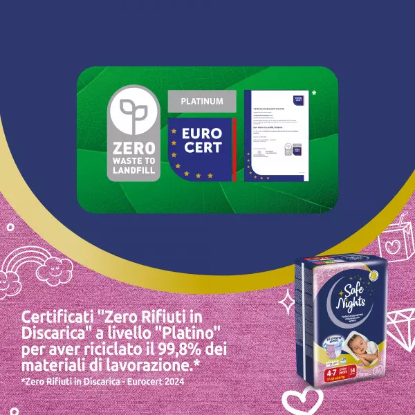 Pannolini mutandina Babylino Safe Nights GIRL - Da 4 ai 10 anni