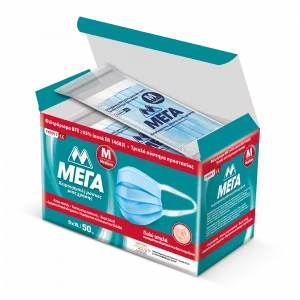 DISPOSABLE SURGICAL MASK TYPE I MEGA MEDIUM