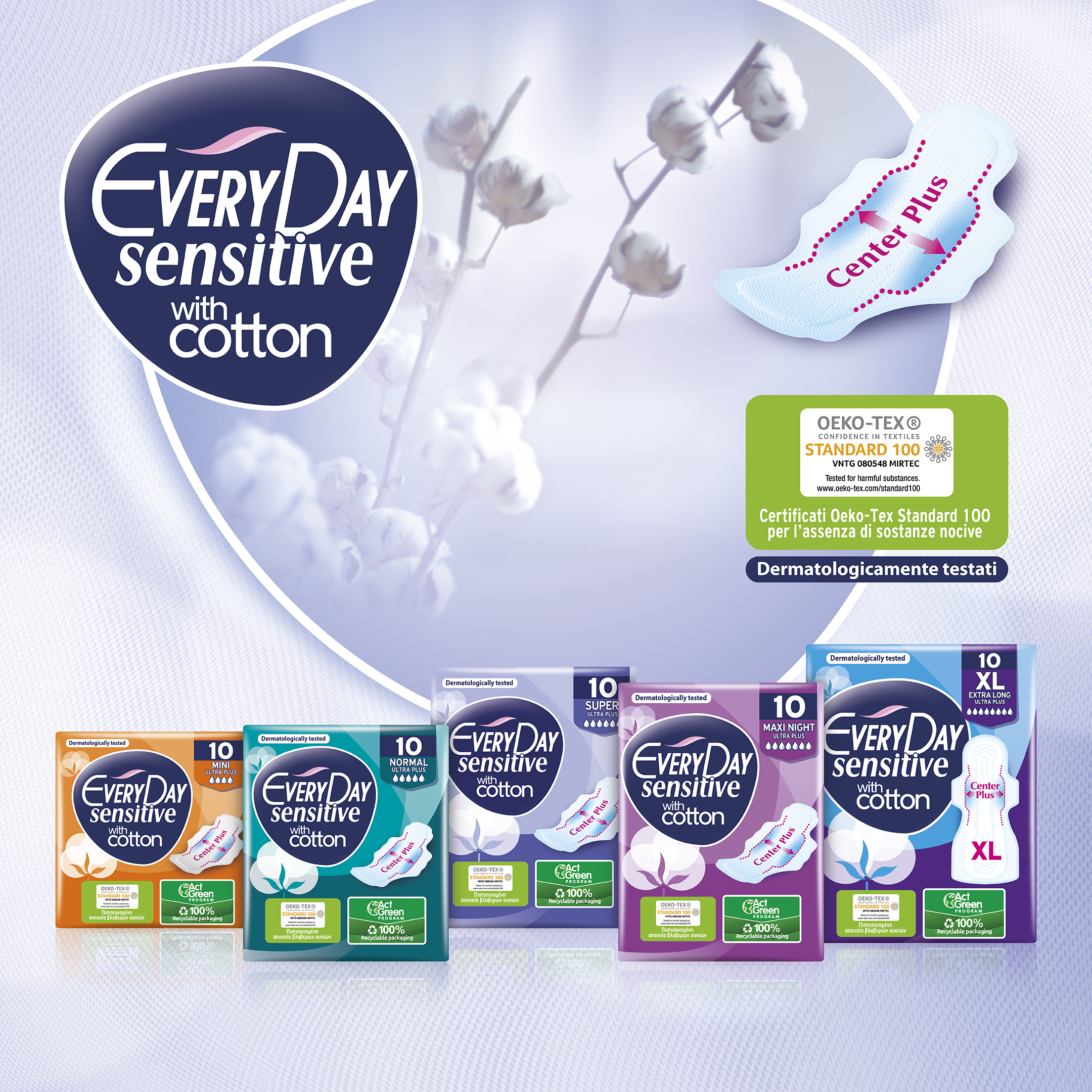 EveryDay Sensitive with cotton